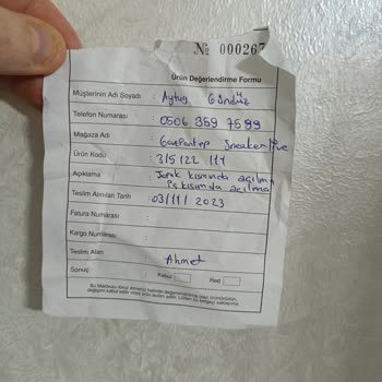 Sneaker Live Garantili Diye Aldığımız Ayakkabının Arkasında Durmadılar