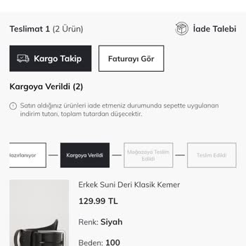 DeFacto 41678356 Siparişim 7 Gündür Ulaşmıyor