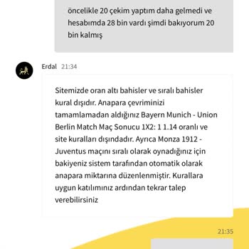 Cratos Royal Bet Kazanan Kuponumun Kazancını Vermediler