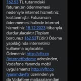 Vodafone Net Pişmanlıktır, Para Kaybıdır!