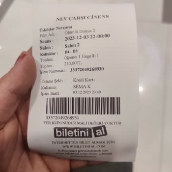 Engelli İndirimi Vermeyen New Çarşı Cinens Sineması