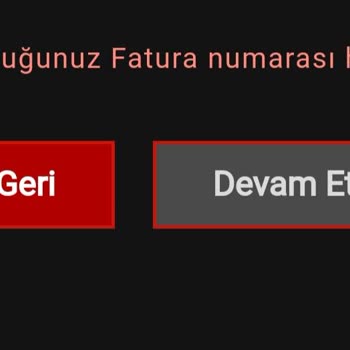 Hepsiburada Vergisiz Tablet Fatura No Yanlış Hatası