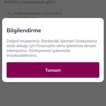 QNB Finansbank Mobil Şifre Alamıyorum