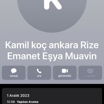 Kamil Koç Ankara'dan Rize'ye Değerli Eşya Taşıması Ve Kaybolma Sorunu