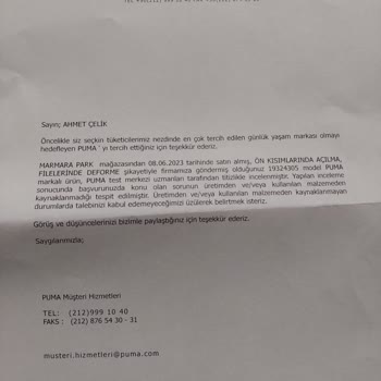 Puma Ayakkabı 5 Ayda Çöp Oldu