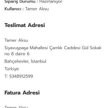 Rossmann Ürünüm Neden Kargolanmadı