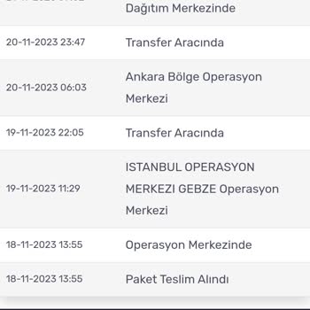 KARGOMsende Kargomun Hala Gelmemesi