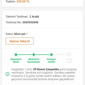 Trendyol Express Verilen Tarihte Kargom Elime Ulaşılmadı Gelen Mesajda