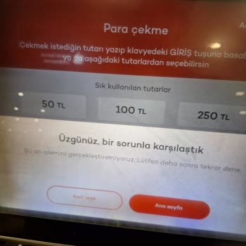 Papara Akbank ATM'sinden Çekim Yaptım Hata Verip İade Yapmadı!