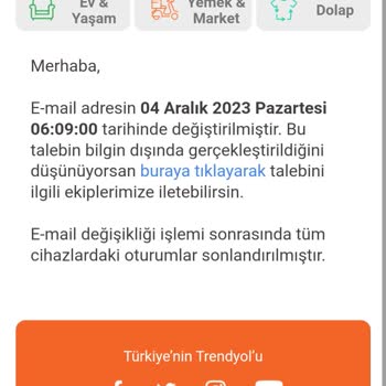 Trendyol Hesabımdaki Hiçbir Şeyi Göremiyorum