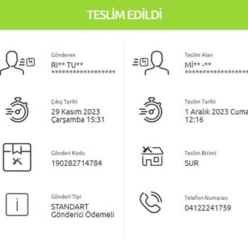 Haberim Olmadan Yurtiçi Kargo Dan Adıma Gönderilen Kargolar.