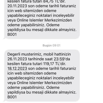 Türk Telekom'lu Olmadığım Halde Gelen Fatura