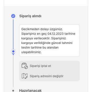 Penti Siparişim 1 Buçuk Aydır Kargoya Verilmedi