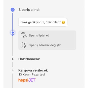 Penti Siparişim 1 Buçuk Aydır Kargoya Verilmedi