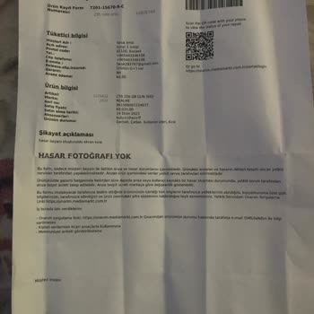 Media Markt /kasko Şirketi /Teknik Servis Anlaşmazlığı Mağduriyeti