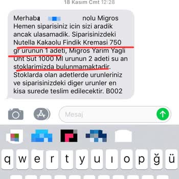 Migros Hemen'in Yaptığı Hata