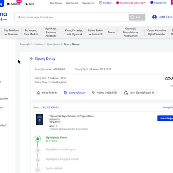 Pazarama Sitesinin, Ürün Gönderimini Sağlayamayışı