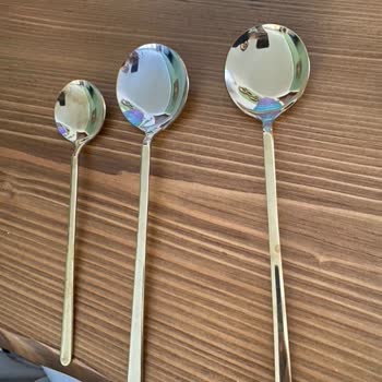 Arow Home Gold Çatal Bıçak Takımı Renk Solması