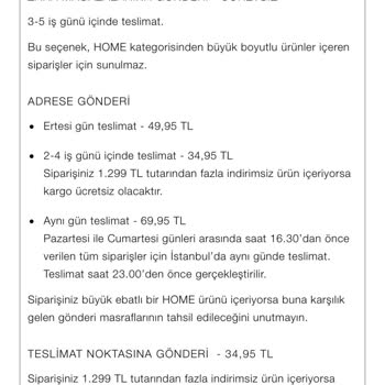 Zara Sipariş Teslimatı Gecikmesi