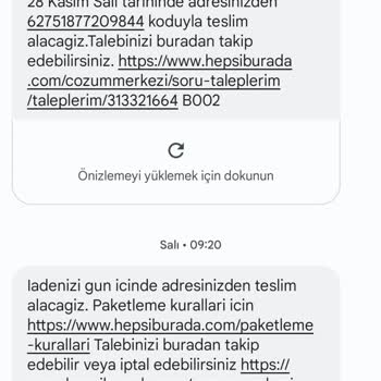 Hepsijet İademi Almaya Gelmiyor.