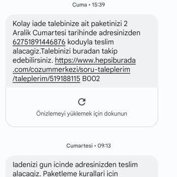Hepsijet İademi Almaya Gelmiyor.