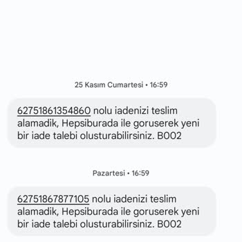 Hepsijet İademi Almaya Gelmiyor.