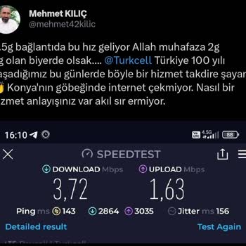 Turkcell İnternet Çözümsüz Sorunlar...