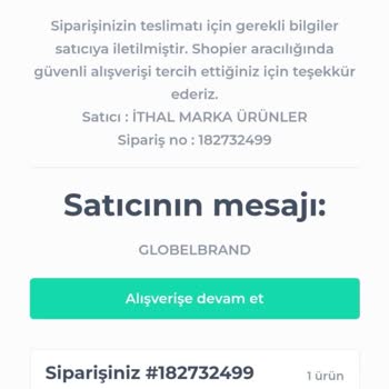 Shopier Sipariş Verdiğim Ürünün Gelmemesi