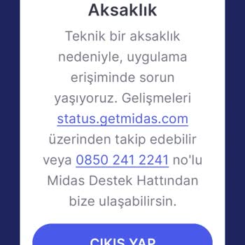 Yine Midas Yine Teknik Arıza Ve Yine Zarar