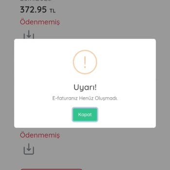 Merkür Net Fahiş Fatura Ve Fatura Göndermemeleri