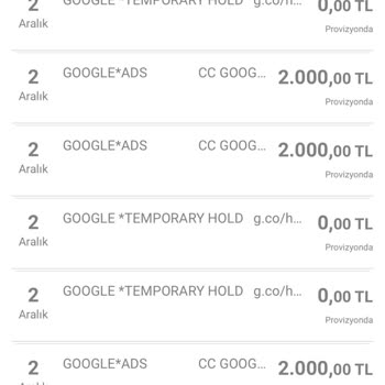 Google Kredi Kartından Güvenliksiz Para Çekme