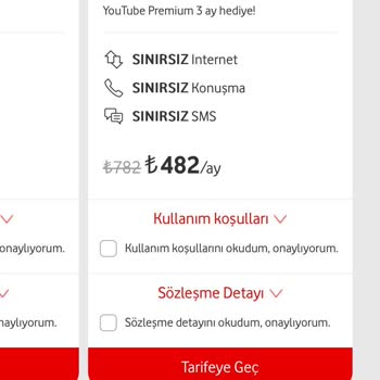 Vodafone Telefon Faturam Yüksek Fiyat Olması