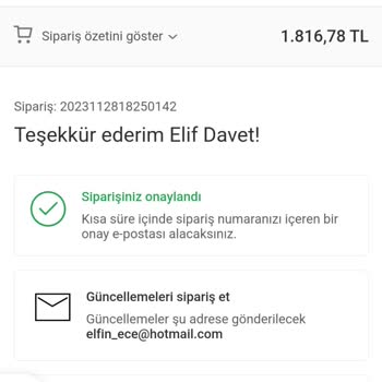 İpekyol Sitesinden Alışveriş Yaptım Ama Gelmedi