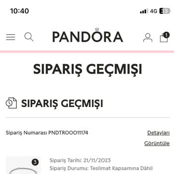 Pandora Mücevher Pandora Bileklik Siparişim Kargoya Verilmiyor
