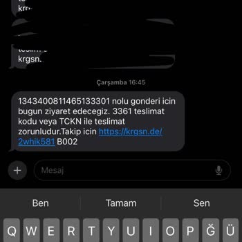 Kargom Sende Talepsiz Kargo İadesi