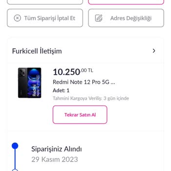 Pazarama Mağduru Telefonum Gelmedi