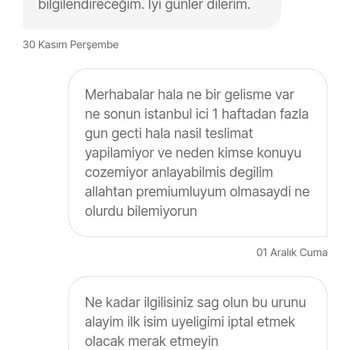 Hepsiburada Geç Teslimat Ve Muhatap Bulamamak