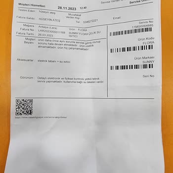 Sunny Su Isıtıcısı Servisinin Terbiyesizliği