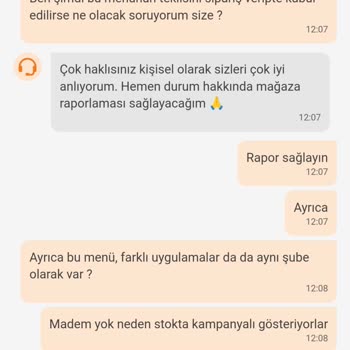 İzmir Bahçelievler Burger King Sipariş İptali