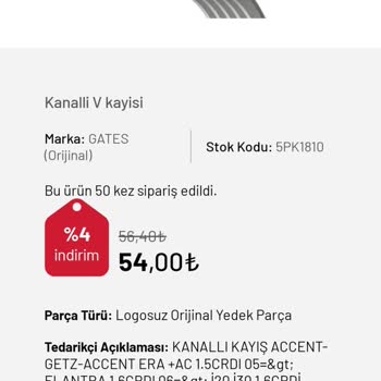 Alo Parça (aloparca.com) Stokta Olan Ürünü Telefonla Arayıp Yok Deyip İptal Ediyorlar