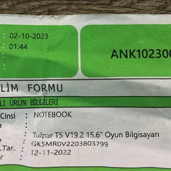 Monster Notebook Bilgisayarım Bir Türlü Yapılamadı!