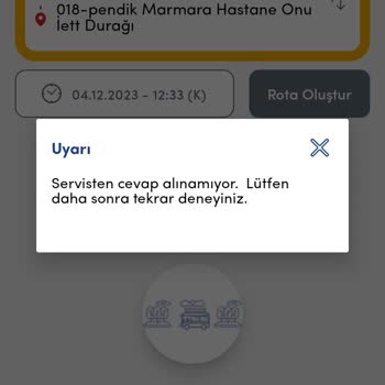 İBB - İstanbul Büyükşehir Belediyesi Otobüsüm Nerede Bozuk