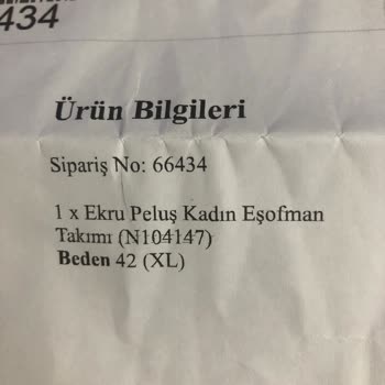 Nare Giyim Sipariş Karmaşası ve Yanlış Ürün Teslimi