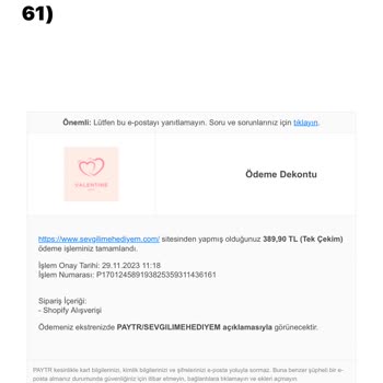 Sevgilimehediyem.com Müşteri Hizmetleri Sorunu Ve İade Talebi