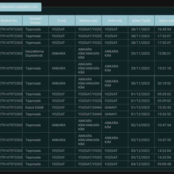 PTT Kargo Ürünü Dağıtıma Çıkartmadan Geri Yolluyor