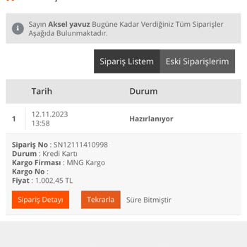 İsem Kitap Siparişin Teslim Edilmemesi