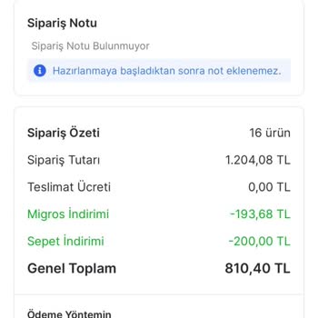 Migros Müşteri Hizmetlerinin Tutarsızlığı.