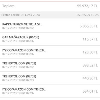 Akbank Fazladan Taksit Yansıtma