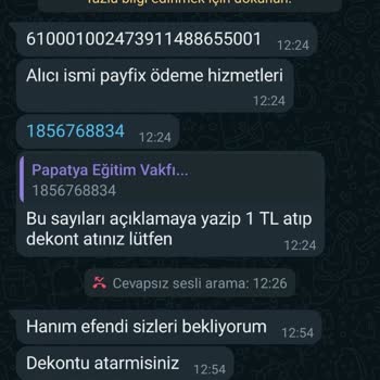 Papatya Eğitim Vakfı Sahte Dikkat) Edin