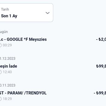 Paycell'de İade Gözükmüyor